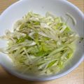 みるく大福's cooksnap of when they made 長ねぎナムル＠サムギョプサル他韓国料理に.