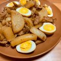 Ktwinkle's cooksnap of when they made 味しみしみ豚バラ大根とごぼうの生姜煮🤤💖.