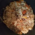 もりちゃん's cooksnap of when they made 絶品！鶏ごぼうときのこの炊き込みごはん.