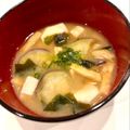 悠LOVE航's cooksnap of when they made 茅乃舎の出汁で★さつまいも味噌汁.