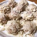 黒ごまこっぺ's cooksnap of when they made 【レンジ】千切りキャベツの花シューマイ.