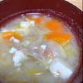 クックTRHSO5☆'s cooksnap of when they made 満腹！シーチキンの具沢山おみそ汁.