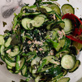 SUNMOONMOM's cooksnap of when they made ほうれん草ときゅうりの海苔和え.