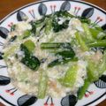 chaiko５'s cooksnap of when they made 青梗菜のふわふわカニカマあんかけ♪.