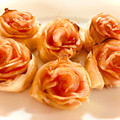 きゅるぶう's cooksnap of when they made とっても簡単♡薔薇のようなアップルパイ.