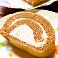 sanahey530's cooksnap of when they made ほうじ茶シフォン♡ロールケーキ.
