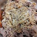 マキマキ913's cooksnap of when they made 節約つまみ＆おかず❀白滝＋牛丼？牛皿？.