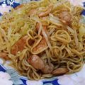 みちふぁみ's cooksnap of when they made レンジで4分！もちもち焼きそば.
