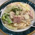 りりこ☆彡's cooksnap of when they made ベーコンとブロッコリーのクリームパスタ.
