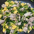❥nico❥'s cooksnap of when they made ご飯が進む！空心菜と豚肉の絶品炒め＊.