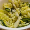 あゆたっくん's cooksnap of when they made キャベツとキュウリの浅漬け・柚子胡椒風味.