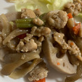 みーちーこー's cooksnap of when they made 蓮根ときのこの挽肉入りきんぴら♪.