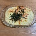 Pugまこちゃん's cooksnap of when they made ヘルシー♪長芋と豆腐のふわとろグラタン.