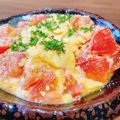 あっちゃんキッチン♪'s cooksnap of when they made トマト・チーズ入り・ふわふわ卵炒め♪.