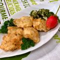 お料理ニャロメ's cooksnap of when they made ササミの簡単ゴマ天ぷら.