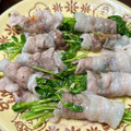 neneko's cooksnap of when they made ちょーうま簡単！豆苗豚巻き！.