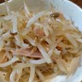 ばたみそーぱん☆'s cooksnap of when they made ハムたっぷりモヤシナムル☆あと1品レンジ.
