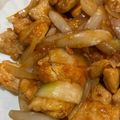 ゆみらんたん's cooksnap of when they made 簡単！玉ねぎと鶏むね肉の甘酢炒め.