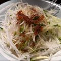 汐璃ママ's cooksnap of when they made 大根と胡瓜と大葉のサラダ　梅ドレッシング.