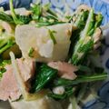 はらしおママ's cooksnap of when they made 水菜と山芋のツナわさびサラダ.