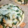 かわゆう1211's cooksnap of when they made 冷凍のピザ生地でハムとほうれん草のピザ.