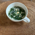 yesmama's cooksnap of when they made モロヘイヤと卵の簡単スープ.