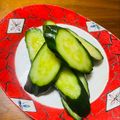 kinniko's cooksnap of when they made キュウリの浅漬け★白だし簡単酢ダイエット.