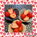 ちゃかぴまま's cooksnap of when they made ぷっくりいちごのハート型.