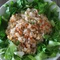 やっちーさん's cooksnap of when they made お好きな炒飯に葉物野菜を添えて.