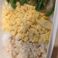あゆたっくん's cooksnap of when they made 豆腐そぼろのヘルシー三色丼.