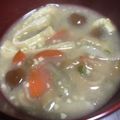 かずちんゆうちんママ's cooksnap of when they made 美味しいよ！納豆汁★山形の郷土料理.