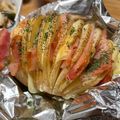 cielnatsu's cooksnap of when they made 島の匠ベーコン入りハッセルバックポテト.