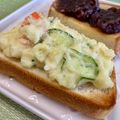 ビートルズ食堂's cooksnap of when they made HOTでほっこり☆ポテトサラダ トースト.