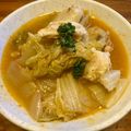 さすらい's cooksnap of when they made 白菜大量消費！鶏手羽元で参鶏湯風スープ.