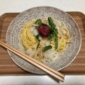 柴犬のくまちゃん🐕's cooksnap of when they made 夏バテに！大葉おろしと梅の冷製パスタ.
