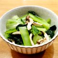 かなりんココりん's cooksnap of when they made 栄養満点♪小松菜としめじのナムル☆.