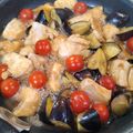 ちいちゃんママ's cooksnap of when they made 鶏肉と茄子トマトのポン酢炒め.