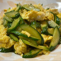 ★なみ☆'s cooksnap of when they made 意外に合う！きゅうりとたまごの炒め物.