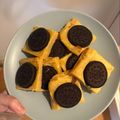 ニャンちゃん🐱's cooksnap of when they made 米粉でもちもち★オレオチーズケーキ.