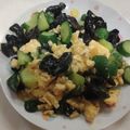 シナモン＆シュガー's cooksnap of when they made キュウリとキクラゲの玉子炒め.