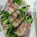 yukotton☆'s cooksnap of when they made ちょーうま簡単！豆苗豚巻き！.