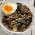 Amerixx's cooksnap of when they made 簡単♪なすと挽肉の生姜焼き.