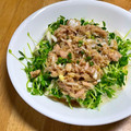 ルぴあ's cooksnap of when they made 志麻さん♪♪豆腐と豆苗のツナソースサラダ.