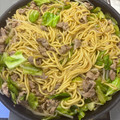 ママメイン！時々子供's cooksnap of when they made 王将のしょうゆ焼きそば.
