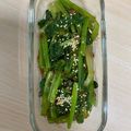 ももゆみ1230's cooksnap of when they made レンジで簡単♪小松菜のおひたし.