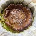 くろまち_'s cooksnap of when they made バスク風チーズケーキ♡抹茶バスチー.