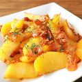 あっちゃんキッチン♪'s cooksnap of when they made 甘辛♡じゃが芋ベーコンの粒マスタード炒め.