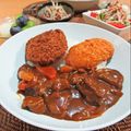 イベ長's cooksnap of when they made お手軽♡フライパンで作る牛すじカレー.