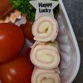 ひぃたろぉ～♪'s cooksnap of when they made お弁当♪ハムチーズのぐるぐるキャンディー.