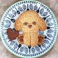 まめたん's cooksnap of when they made クッキー生地だけでトイプードルクッキー.